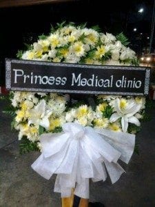 ส่งพวงหรีดเชียงใหม่ วัดธาตุคำ จาก Princess Medical Clinic