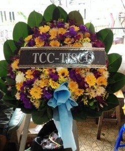 ส่งพวงหรีดวัดวัดสุทธิวราราม จาก TCC-TISCO