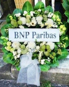 ส่งพวงหรีดวัดพระศรีมหาธาต เขตบางเขน จาก BNP Paribas