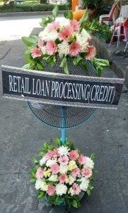 ส่งพวงหรีดวัดสมรโกฏิ จังหวัดนนทบุรี จาก Retail Loan Processing (Credit)