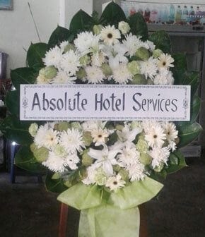 ร้านพวงหรีดวัดน้อย อำเภอเมือง จังหวัดชลบุรี จาก Absolute Hotel Services