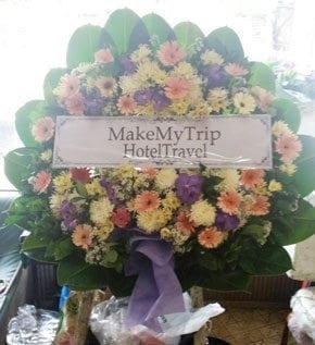 ร้านพวงหรีดวัดหัวลำโพง พวงหรีดจากMakeMyTripHotelTravel