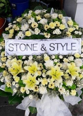 ร้านพวงหรีดวัดธาตุทอง วัฒนา พวงหรีดจากSTONE & STYLE