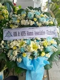 ร้านพวงหรีดวัดโสมนัสราชวรวิหาร จากABK & AOTS Alumni Association