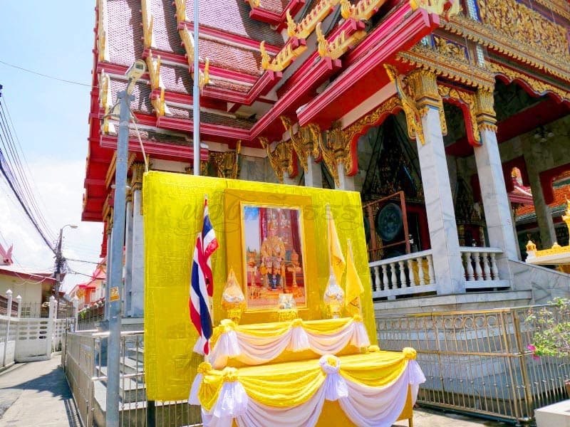 ภายในวัดไผ่ตัน โดยร้านพวงหรีดธรรมะ