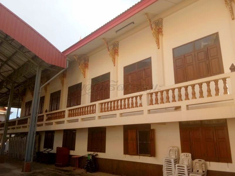 กุฏิพระ วัดโพธิ์ทองล่าง โดยร้านพวงหรีดธรรมะ