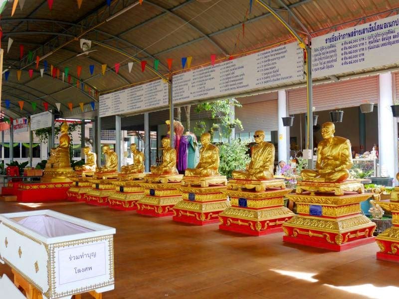 จุดไหว้พระ วัดเกิดการอุดม โดยร้านพวงหรีดธรรมะ