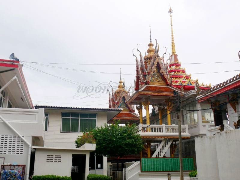 ที่ตั้งหอระฆัง วัดเขียนเขต โดยร้านพวงหรีดธรรมะ