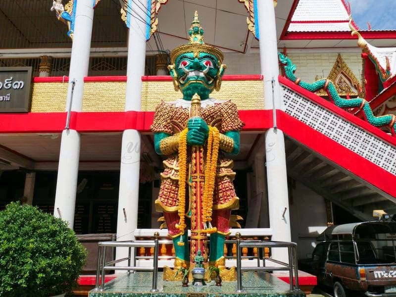 รูปปั้น วัดคุณหญิงส้มจีน โดยร้านพวงหรีดธรรมะ