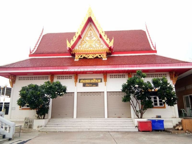ศาลาธรรม วัดมหาวงษ์ ปากน้ำ โดยร้านพวงหรีดธรรมะ