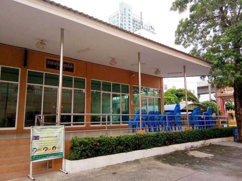 ศาลาวัด วัดมหาวงษ์ ปากน้ำ โดยร้านพวงหรีดธรรมะ