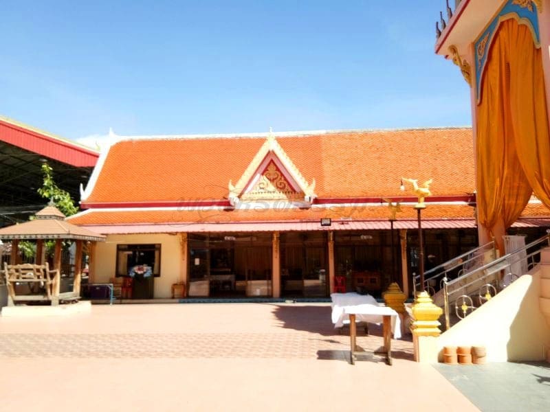 หน้าเมรุ วัดนครอินทร์ โดยร้านพวงหรีดธรรมะ