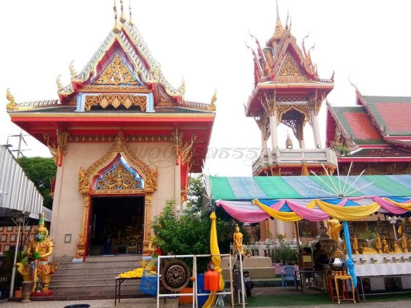 หอระฆัง วัดมหาวงษ์ ปากน้ำ โดยร้านพวงหรีดธรรมะ