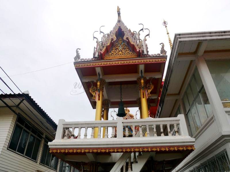 หอระฆัง วัดเขียนเขต โดยร้านพวงหรีดธรรมะ