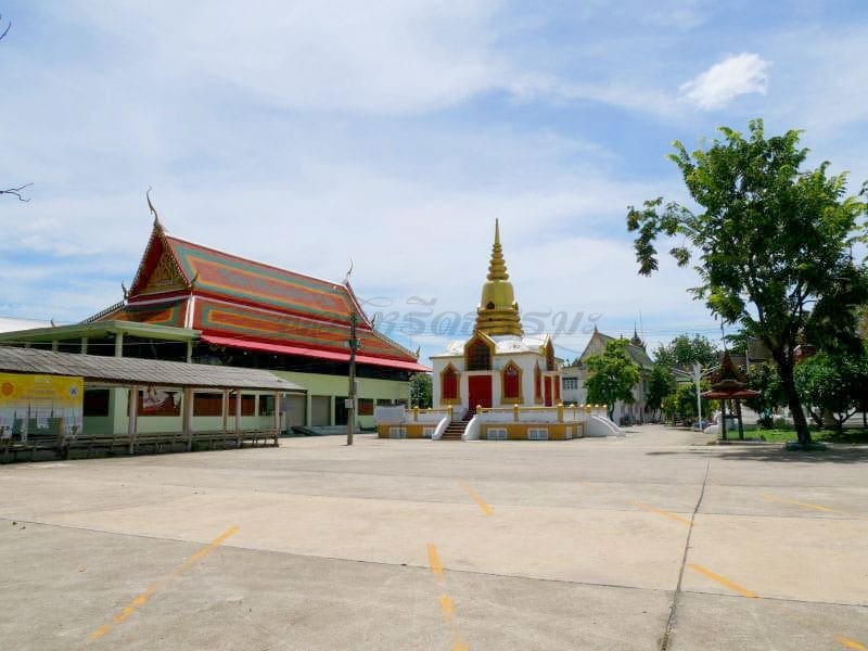 เจดีย์ วัดเทียนถวาย โดยร้านพวงหรีดธรรมะ