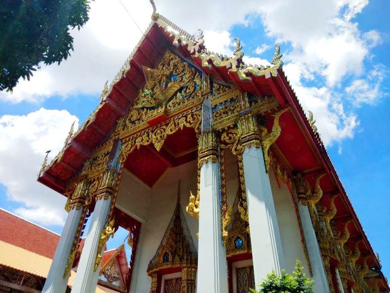 โบสถ์ วัดไทรม้าเหนือ โดยร้านพวงหรีดธรรมะ