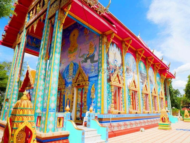 โบสถ์ด้านข้าง วัดพุฒิปรางปราโมทย์ โดยร้านพวงหรีดธรรมะ