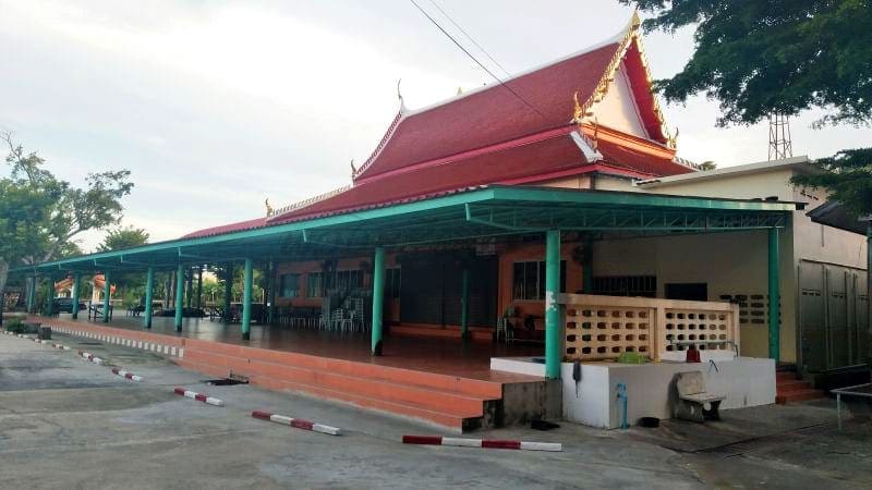 ศาลาวัด วัดศรีประวัติ โดยร้านพวงหรีดธรรมะ